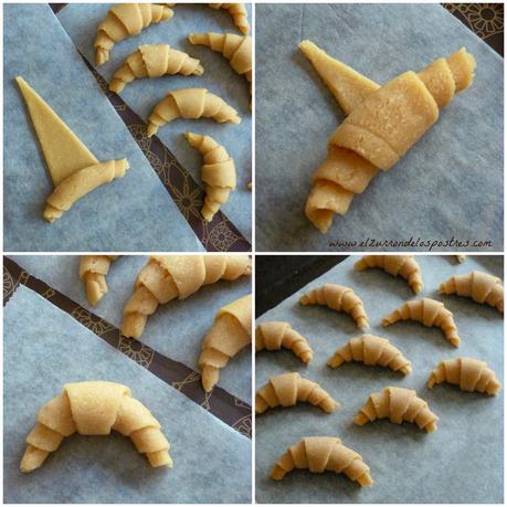 Mini Croissants de Galletas