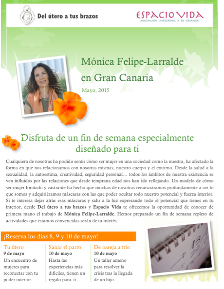 Mónica Felipe Larralde en Gran Canaria Mónica Felipe en Gran Canaria