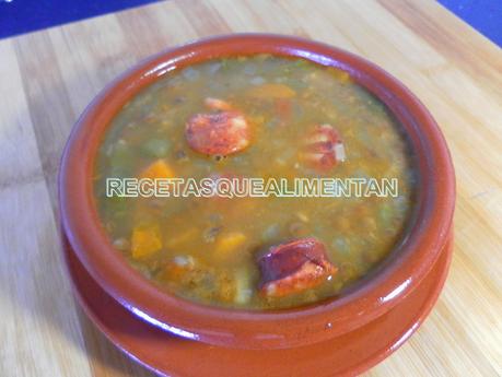 LENTEJAS CON CHORIZO EN OLLA EXPRESS