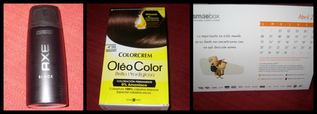 Desodorante Axe Black, Tinte Colorcrem, Calendario Abril con frase motivadora Desodorante Axe Black, Tinte Colorcrem, Calendario Abril con frase motivadora