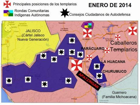 Autodefensas Michoacán enero 2014