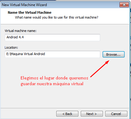 Instalar Android en una maquina virtual con VMware