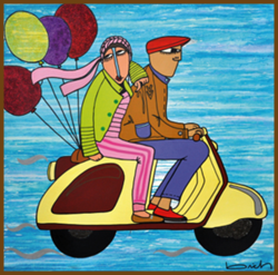 Claudio Baldrich exposición de Pinturas.