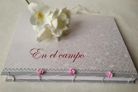 Libro de firmas para boda en gris plata