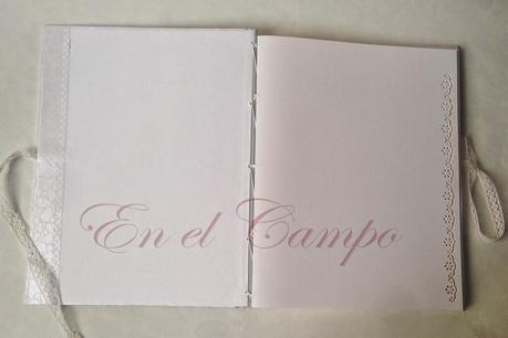 Libro de firmas para boda en gris plata