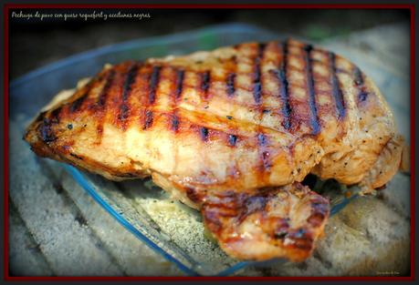 pechuga de pavo con queso roquefort y aceitunas negras tererecetas 03
