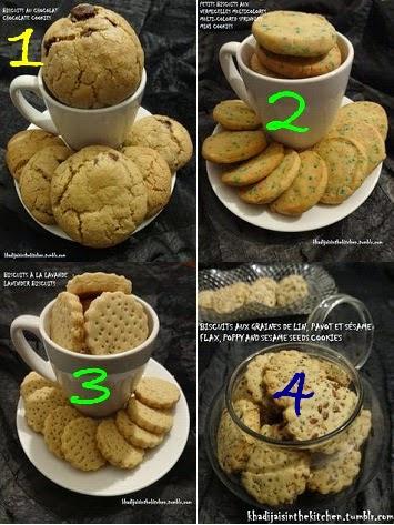 1, 2, 3, 4 BISCUITS / 1, 2, 3, 4 COOKIES / 1, 2, 3, 4 GALLETAS