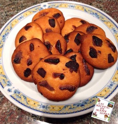 GALLETAS CON PEPITAS DE CHOCOLATE DE MI AMIGA MARÍA JOSE