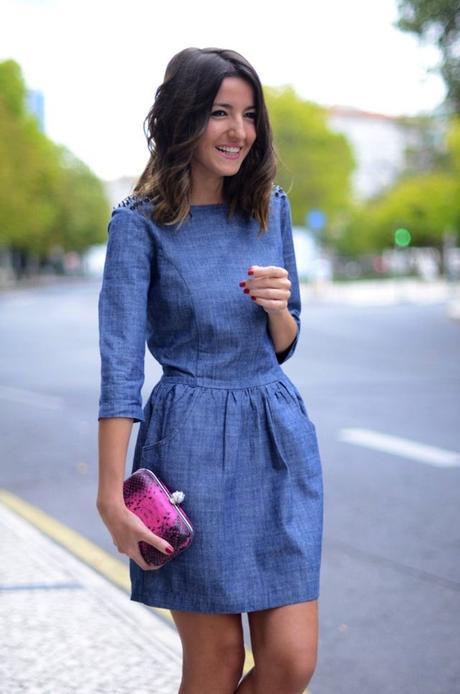 WANT A DENIM DRESS WANT A DENIM DRESS