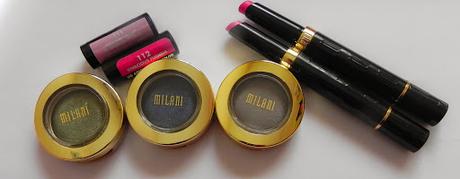 Haul Milani: Sombras y labiales (Info y swatches)
