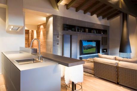 Madera y cemento van de la mano