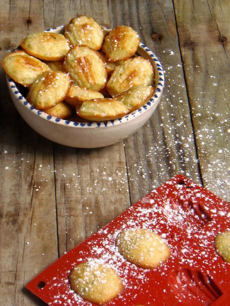 MADELEINES DE CALABACÍN Y NARANJA