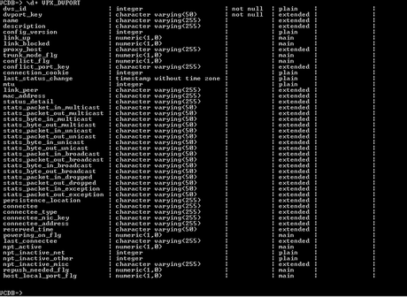 Cómo acceder al vPostgres embebido de VMware vCenter Server desc table vPostgres VMware por DBigCloud
