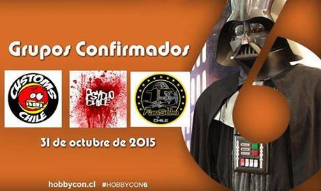 31 de Octubre de 2015: Confirmados los 3 primeros grupos para la #HobbyCon6