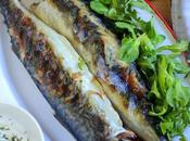 Receta caballa barbacoa ensalada canónigos salsa tártara yogur aromáticas