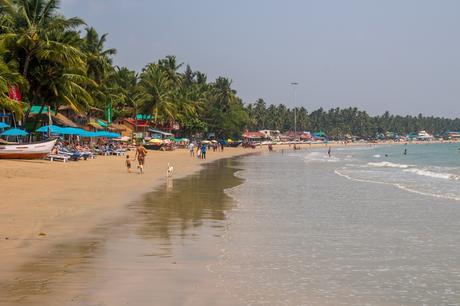 La marea está subiendo, Palolem, Goa