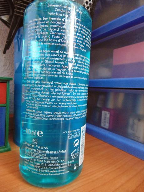 Probando, Probando... Agua Limpiadora de Avène.