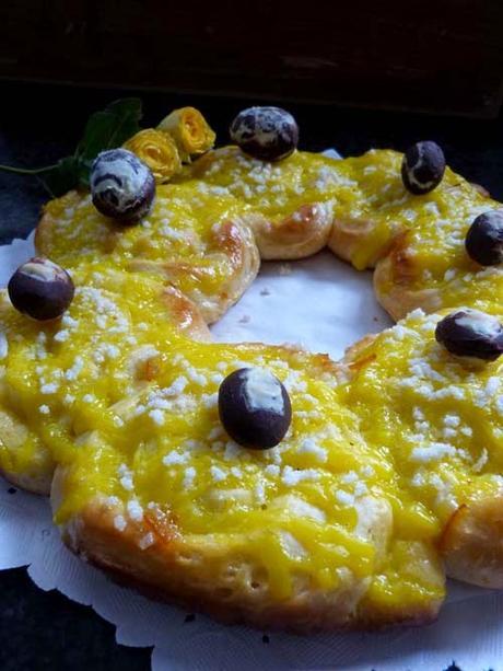 rosca de pascua versión roll | receta de doña petrona