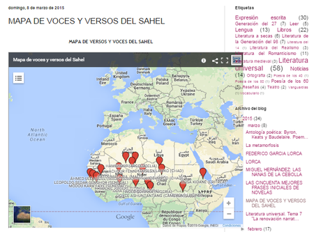 Proyecto de literatura con Google Maps
