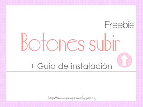 Botones subir para blogger