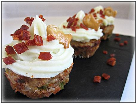 CUPCAKES DE CARNE Y PURÉ DE PATATAS!!