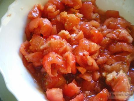 Tomate troceado