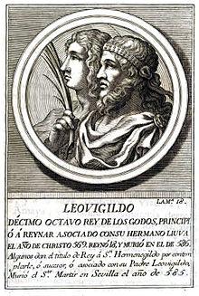 Leovigildo permite matrimonios mixtos entre Hispanoromanos y Godos