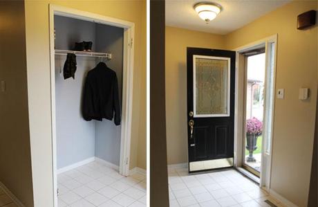 ANTES/DESPUÉS: UN RECIBIDOR CON SUELO DE MOSAICO