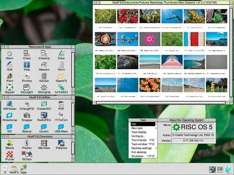 Pantallazo de RISC OS