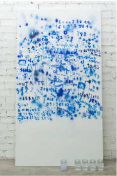 Anne Lise Coste. Blue water