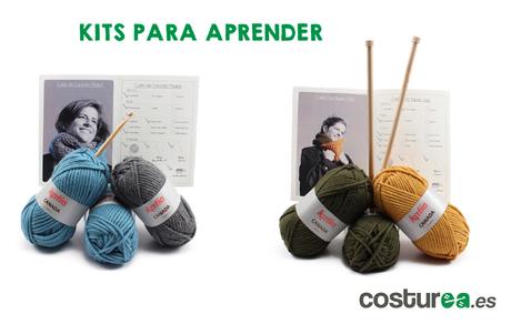 Costurea - Kits para aprender a hacer ganchillo y aprender a tejer