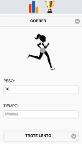 Apps deportivas 2.0 – Calcula las calorías de tu actividad física Pantallazo Correr