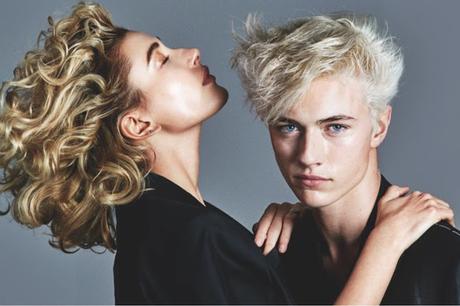 Hailey Baldwin y Lucky Blue posan para Jalouse