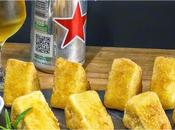 Queso rebozado frito