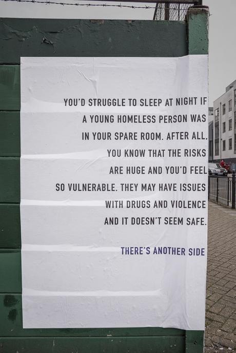 Una asociación utiliza las esquinas de Londres para mostrar las dos caras de las personas sin hogar Una asociación utiliza las esquinas de Londres para mostrar las dos caras de las personas sin hogar