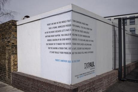 Una asociación utiliza las esquinas de Londres para mostrar las dos caras de las personas sin hogar Una asociación utiliza las esquinas de Londres para mostrar las dos caras de las personas sin hogar