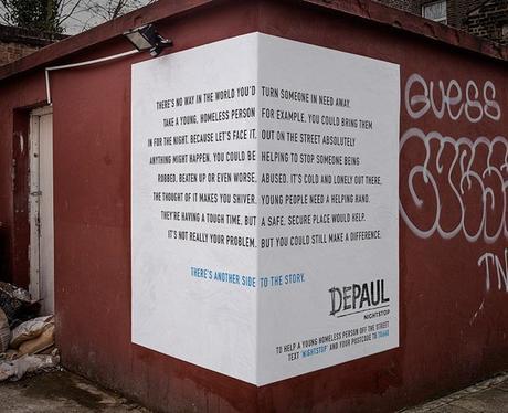 Una asociación utiliza las esquinas de Londres para mostrar las dos caras de las personas sin hogar Una asociación utiliza las esquinas de Londres para mostrar las dos caras de las personas sin hogar