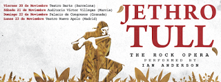 Gira española de Jethro Tull en noviembre
