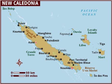 Nueva Caledonia, ¿el estado número 194? Archipiélago de Nueva Caledonia