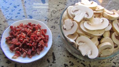 Champiñones al jamón