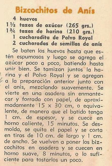 BIZCOCHITOS DE ANIS