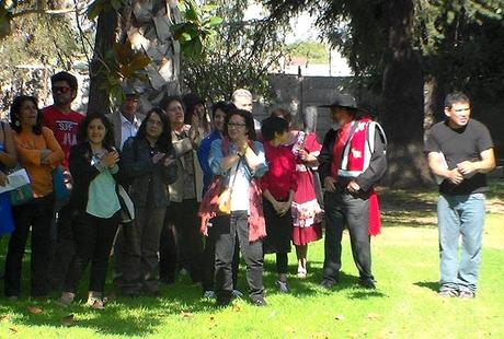 Grito de Mujer 2015 Chile. Padre Hurtado
