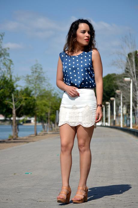 Outfit | White hearts