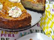 Cheesecake arcoiris para celebrar Merlín cumple ¡¡10 años!!