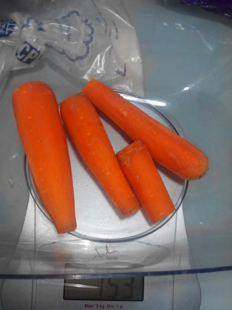 Magdalenas de zanahoria y manzana