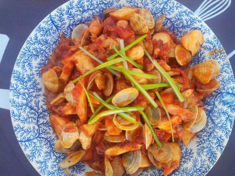 Rejos con almejas o…. ya es primavera!