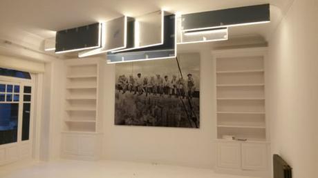 Al detalle: Diseño de lámpara por A-cero, para un interiorismo en la capital.