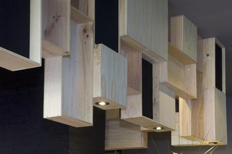 Al detalle: Diseño de lámpara por A-cero, para un interiorismo en la capital.