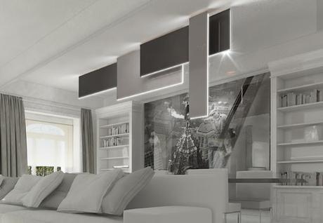 Al detalle: Diseño de lámpara por A-cero, para un interiorismo en la capital.