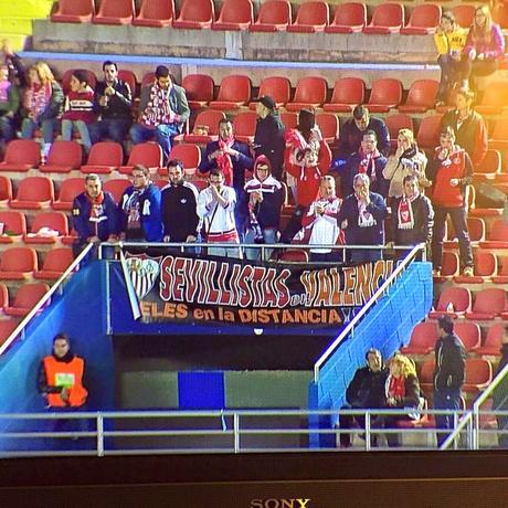 Sevillistas en Valencia